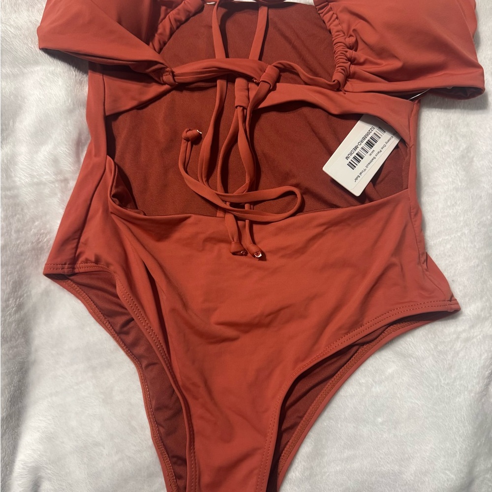 One piece bathing suit